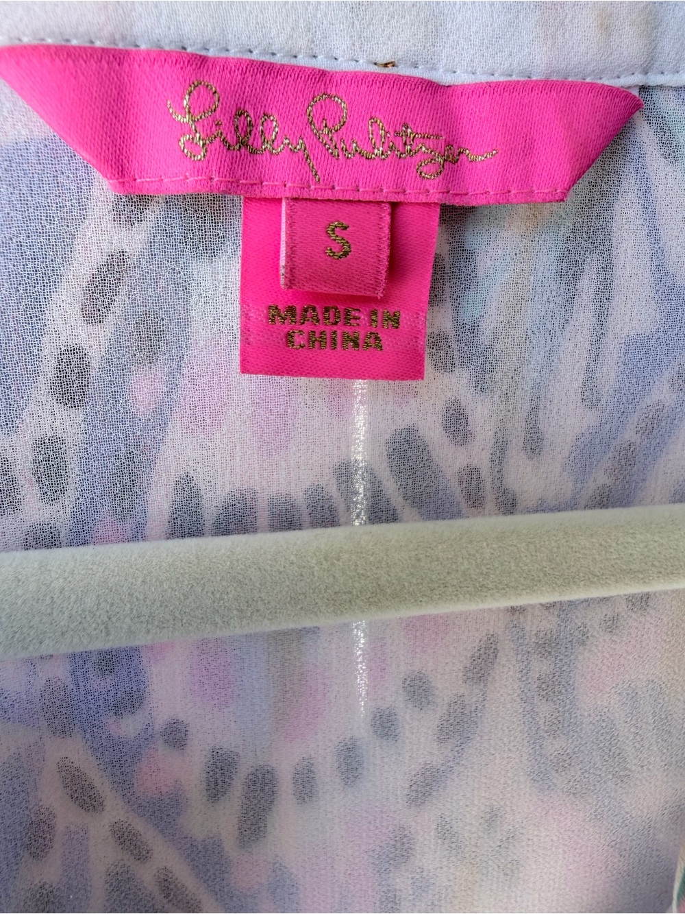 Lilly Pulitzer Tails of the Sea Elenora Silk with Metallic Details Top - Picture 2 of 9